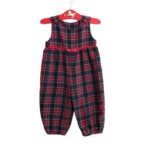 Vintage OshKosh Plaid Romper